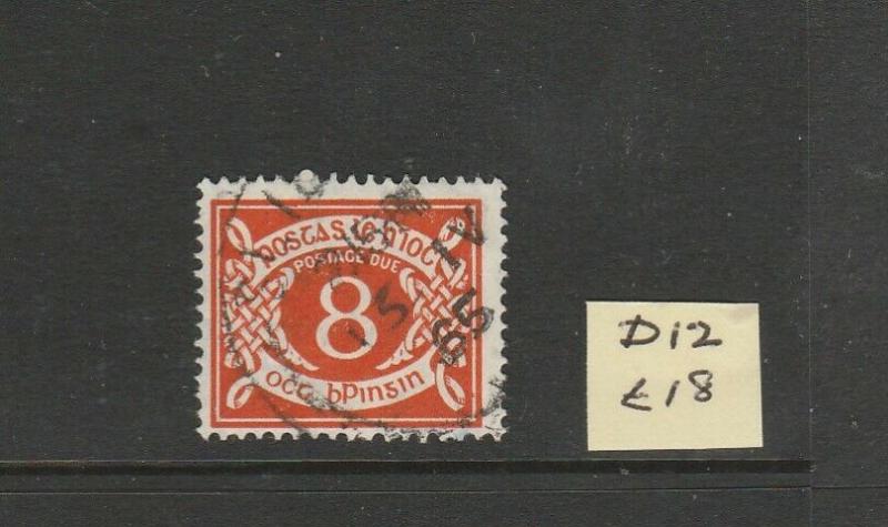 Ireland 1940/70 Postage Due 8d Used SG D12