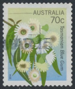 Australia SC# 4060 Flowers 2014 Used Blue Gum  details & scan