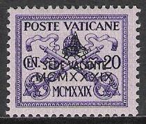 Vatican City #63 Interregnum Issue MH