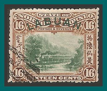 Labuan 1902 Railway Train, cancelled  99,SG116