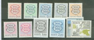 Estonia #200-210  Single (Complete Set)