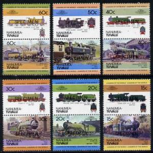 Tuvalu - Nanumea 1984 Locomotives #1 (Leaders of the Worl...