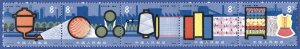 PRC CHINA  1978  Sc 1409a  Mint NH Strip of Five VF - Clothing Production
