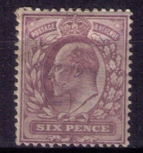 Great Britain MH Scott #135 pale dull violet (Sg 245) KEVII-F-VF Cat.$80.00