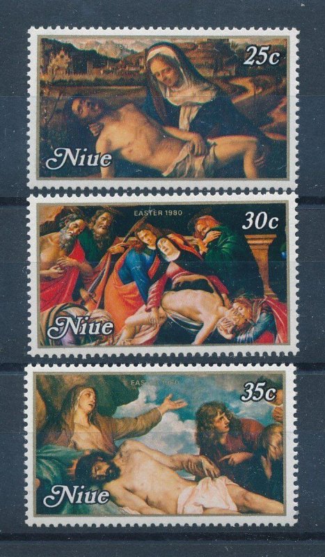 [112506] Niue 1980 Art paintings Easter  MNH