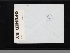 Germany Paris Censor Algeria British Censor PC 90 # 2406 1943 to Geneva z75