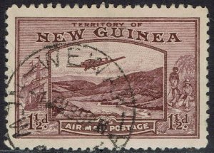 NEW GUINEA 1939 BULOLO AIRMAIL 9D USED