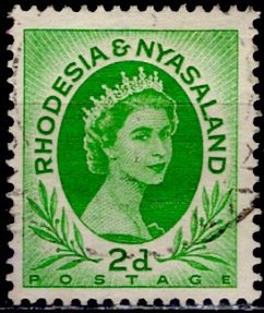 Rhodesia; 1954: Sc. # 143: Used Single Stamp