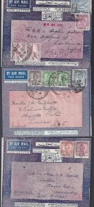 IRAQ 1929 30 THREE INTERESTING AIRLETTERS TO TWO FROM THE IRAQ PETROLEUM COMPANY