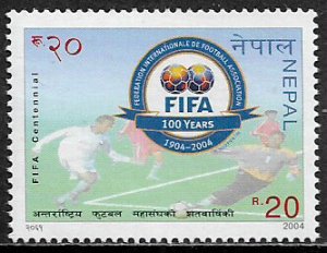 Nepal #746 MNH Stamp - FIFA - Soccer Federation