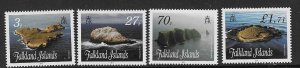 FALKLAND ISLANDS SG1189/92 2011 STACKS & BLUFFS MNH