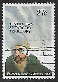 Australian Antarctic Territory # L53 - Sir Douglas Mawson - Used....(KlBl9)