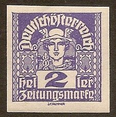 Austria Newspaper Stamp Scott # P29 Mint Hinged MH. Ships Free with Another Item