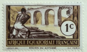 AlexStamps FRENCH EQUATORIAL AFRICA #33 VF Mint 