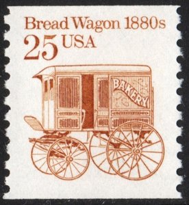 SC#2136 25¢ Bread Wagon Single (1986) MNH