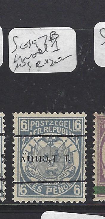 TRANSVAAL  (PP2909B) SG 197B  INV OVPT AND SMALL 1   MOG  