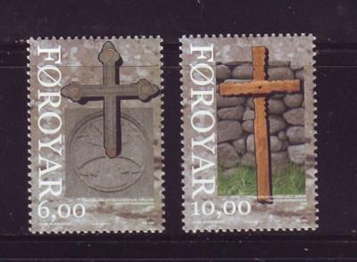 Faroe Islands Sc 506-7 2008 Christmas stamp set mint NH