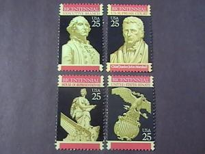 U.S.# --2412-2415-MINT NEVER/HINGED-COMPLETE SET--JOHN MARSHALL-1989-90