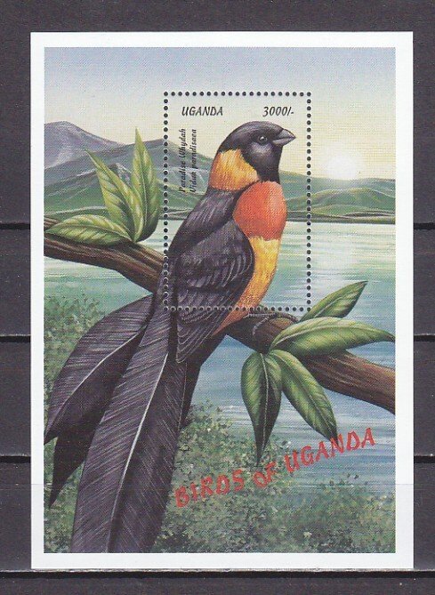 Uganda, Scott cat. 1619. Bird s/sheet. ^