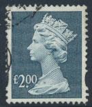 GB QE II Machin - SG Y1801   Used  £2 Dull Blue 