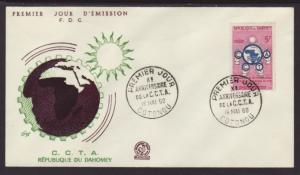 Dahomey 138 U/A FDC