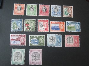 Jamaica 1956 Sc 159-74 set MNH