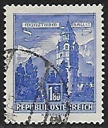 Austria # 624 - Mint Tower, Hall - Used.....{BLW15}