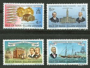 Great Britain-Isle Man # 62-65 Cleveland Ohio (4) Mint NH