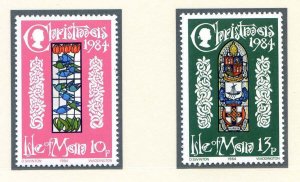 1984 Isle of Man SG272/SG273 Christmas Set Unmounted Mint