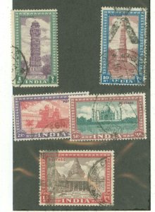 India #218-22 Used