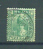 Malaya - Perak sc# 85A used cat value $25.00