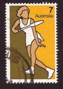 Australia 1974 Sc#594, SG#573 7c Tennis USED.