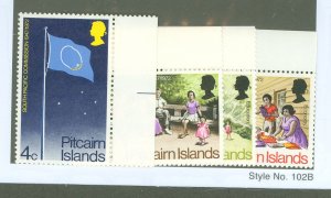 Pitcairn Islands #123-126  Single (Complete Set)
