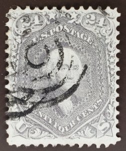 United States, Scott #78b, VF used, one short perf