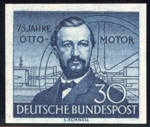 Germany 1952 Otto Motor RARE IMPERFORATE Sc# 688 Variety Mint XF OG NH w/ Cert?