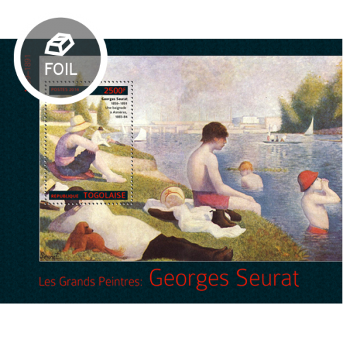 TOGO 2014 SHEET SEURAT ART PAINTINGS tg14309b