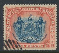 North Borneo SG 111 Used perf 14 see details  corrected inscription see scans 