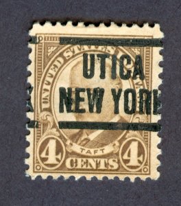 US Scott 685 Used Hinged Precancel Utica, NY