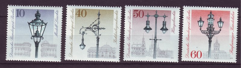 J24362 JLstamps 1979 germany berlin set mnh #9n430-3 street laterns