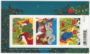 Canada -  *NEW* Holiday Tinsel Tales, 2025 Christmas Souvenir Sheet - MNH