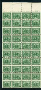 UNITED STATES 1c JAMESTOWN SCOTT#397  SHEET OF 70 MINT DISTURBED GUM