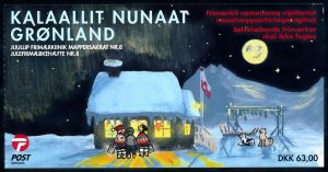 [64980] Greenland 2003 Christmas No�l Self adhesive Booklet Jul 8 MNH