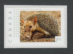 HEDGEHOG = Picture Postage Stamp 2.50 MNHCanada 2014 [p11sn11]