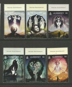 Alderney 2019 MNH John Keats 6v Set Poets Literature Famous People Set of Stamps