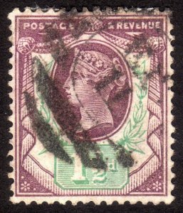 1887, Great Britain, 1 1/2p, Used, Sc 112, Sg 198