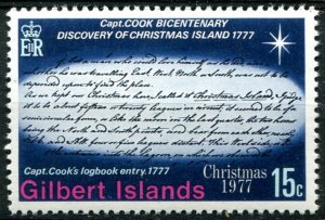 Gilbert Islands Sc#301 MNH, 15c multi, Christmas 1977 (1977)