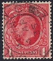 Great Britain #211 1P King George 5, used stamp VF