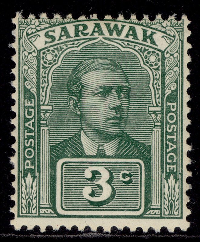 SARAWAK GV SG78, 3c green, M MINT. 