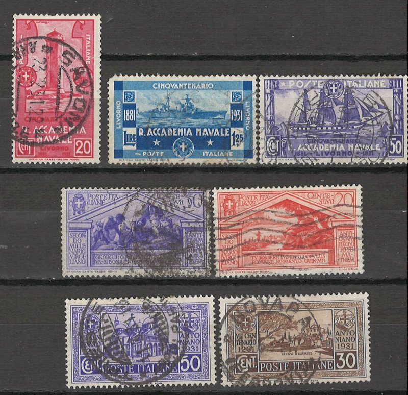 COLLECTION LOT # 5413 ITALY 7 STAMPS 1930+ CV+$13