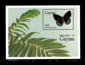 Guyana 1994 - Butterflies - Souvenir Stamp Sheet - Scott#2829 - MNH